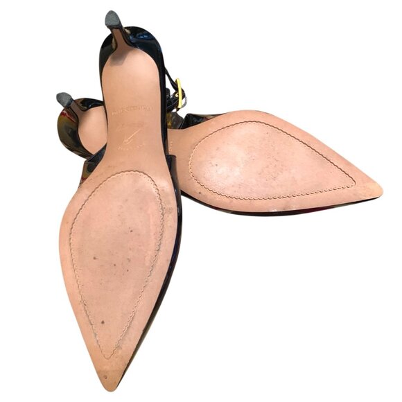 Franco Sarto Women's Kate Pointed Toe Slingback Kitten heel Pumps Sz 8M Witchy - Picture 11 of 13